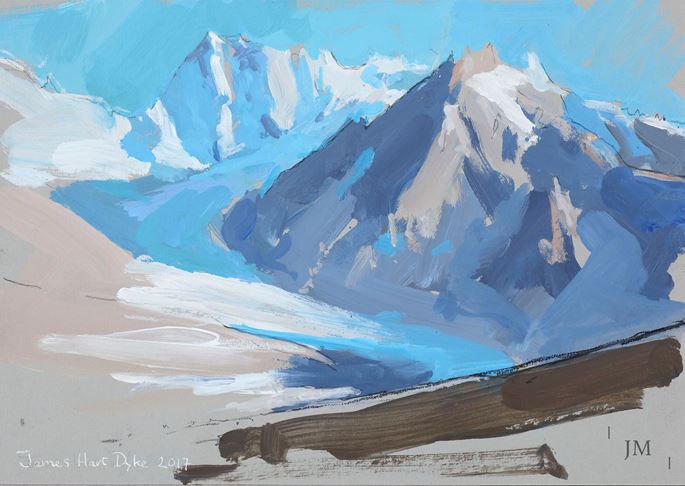 James Hart Dyke - The Grandes Jorasses seen from the Couvercle Hut, Chamonix | MasterArt
